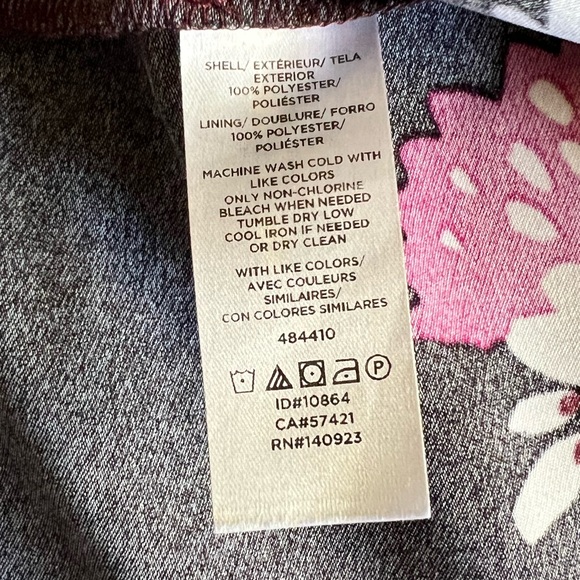 NWOT Ann Taylor Factory Floral Long-Sleeve Dress - Picture 5 of 5